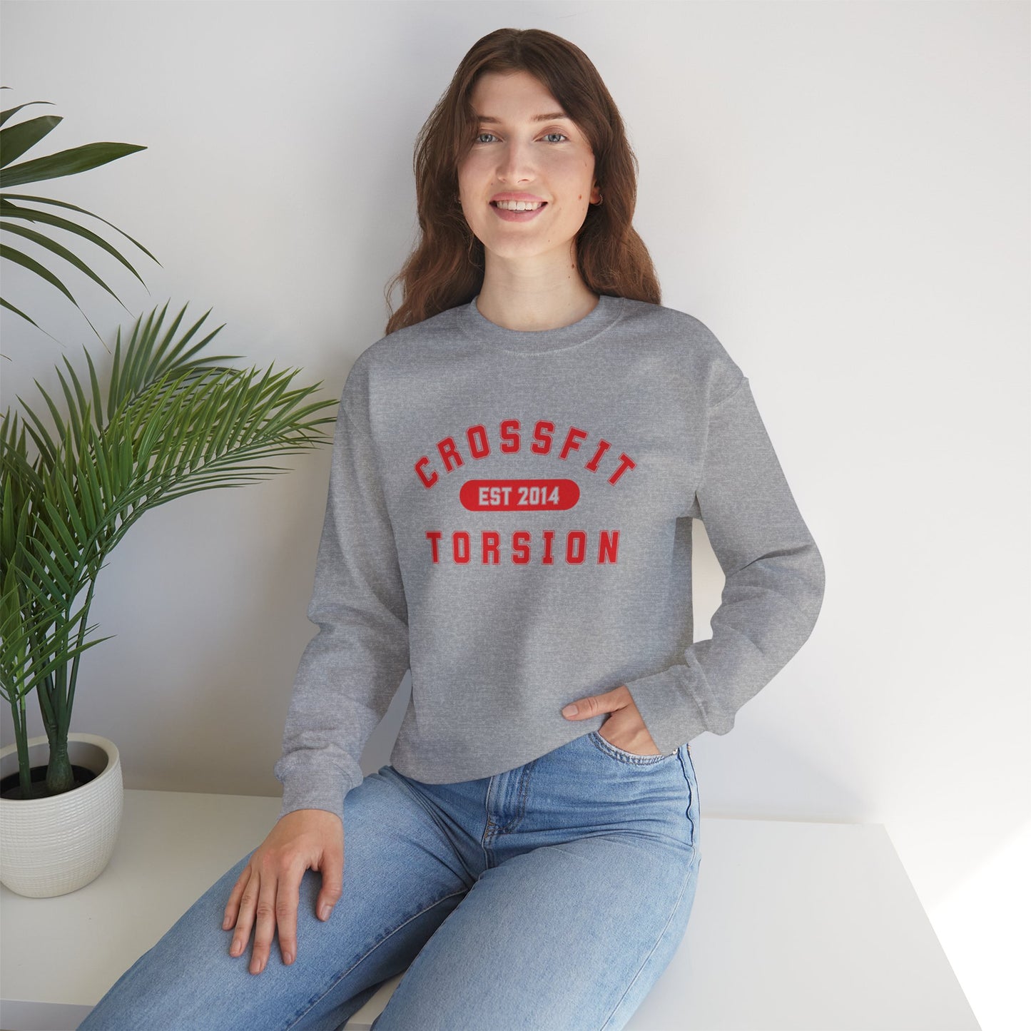 Unisex College Crewneck Sweatshirt