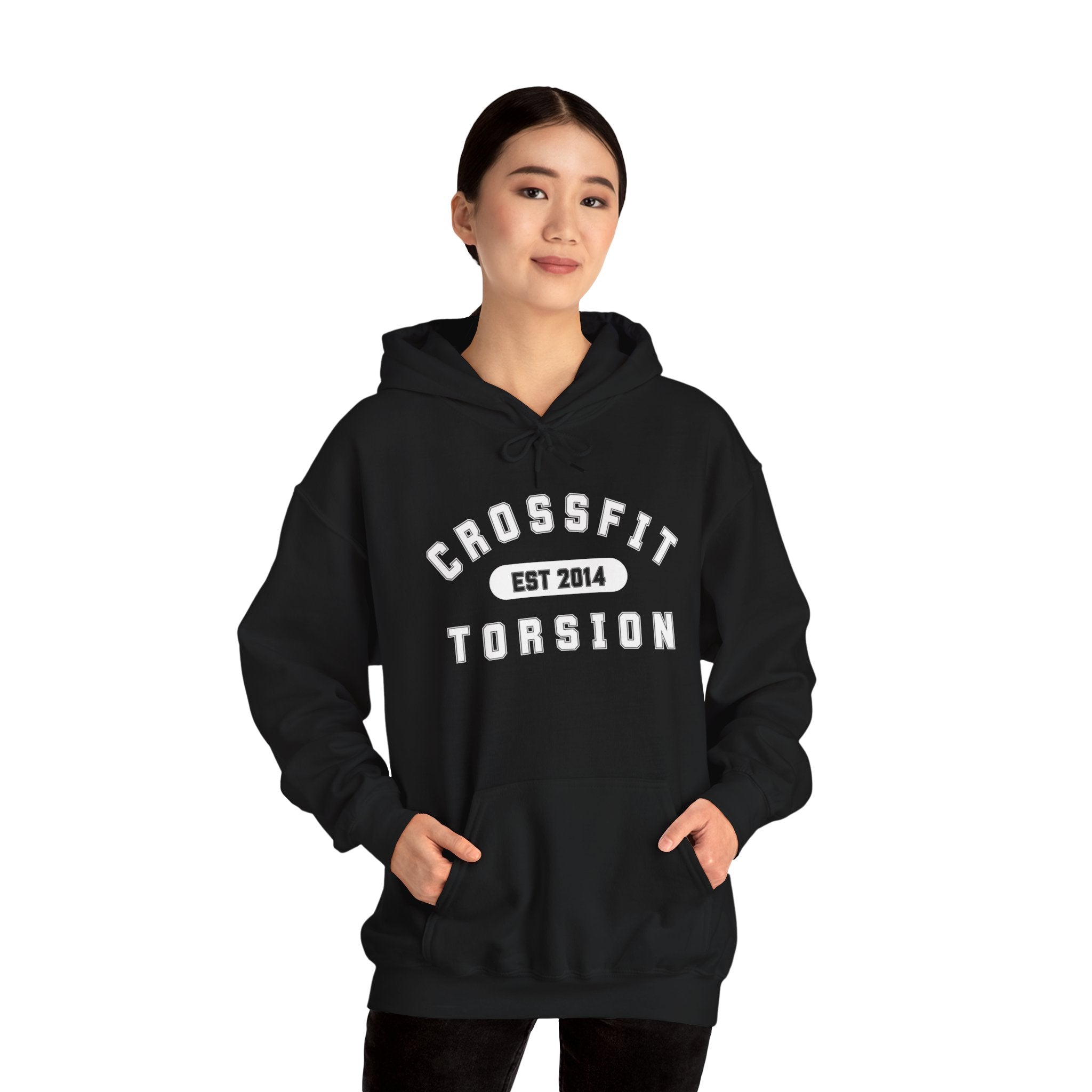 Unisex College Hooded Sweatshirt – CrossFit Torsion Store